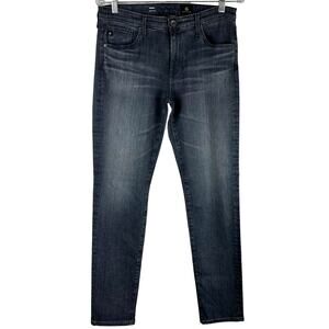 AG Adriano Goldschmied NWOT Prima Cigarette Leg Gray Jeans Size 31R Mid Rise